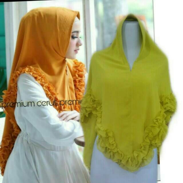 Jilbab Warna Lime