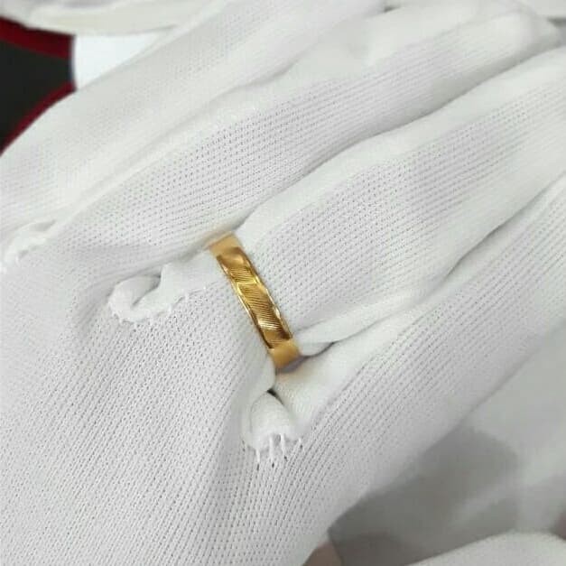 Jual Cc122M173M CINCIN EMAS KUNING PERHIASAN POLOS GARIS