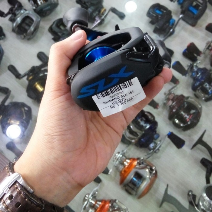 BUNDLE-SHIMANO SLX 151HG SLX151HG 7.2:1 LEFT HAND BAITCAST REEL HAT