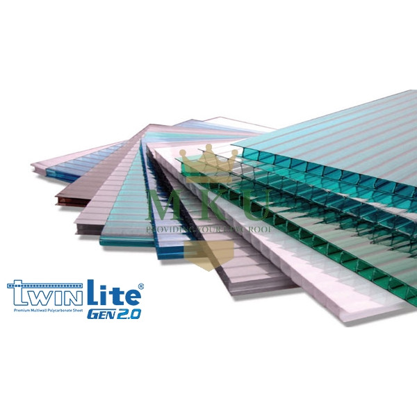 Jual Polycarbonate Twinlite  Gen 2 Tebal 5 mm Jakarta 