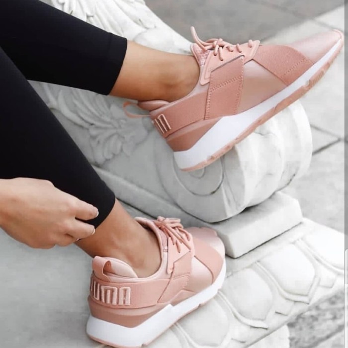 puma muse peach