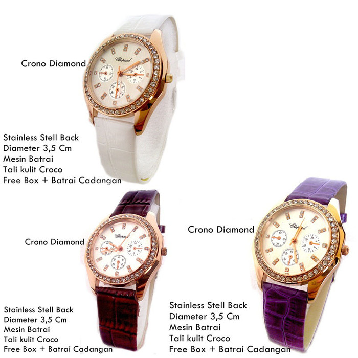 Jual Jam Murah Kulit Chord Diamond Kota Bekasi Pusat Grosir Tas Dompet Tokopedia