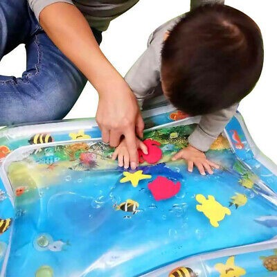 Tummy Time Water Mat Funsquare Baby Sensory Toys Baby Inflatable Patted Pad Baby Inflatable Water Cushion