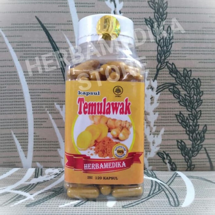 Foto Produk TEMULAWAK Herbamedika (isi 120 kapsul) dari HerbamedikaStore