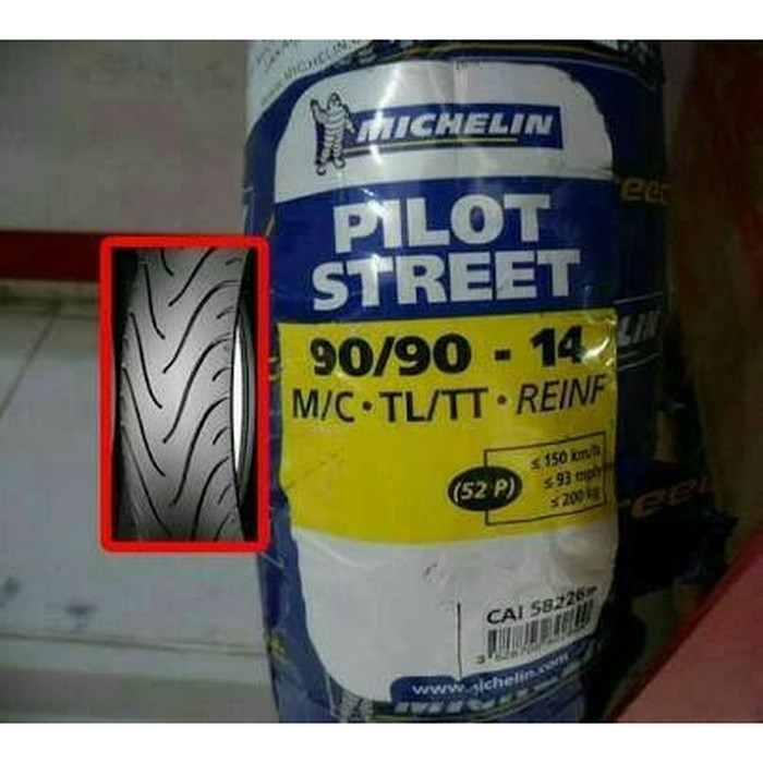 Jual Ban Motor Tubeless Michelin Pilot Street 90/90 - 14 Vario Beat