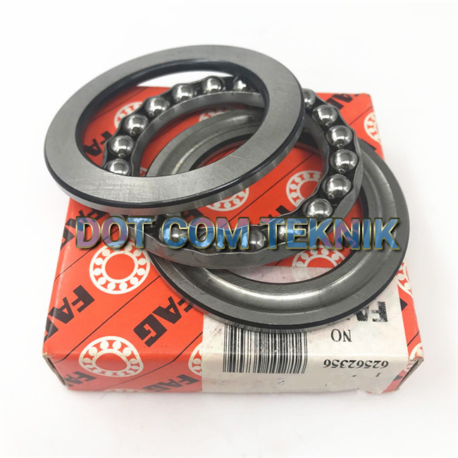 75mmX100mmX19mm 51115 FAG New Thrust Ball Bearing SIze