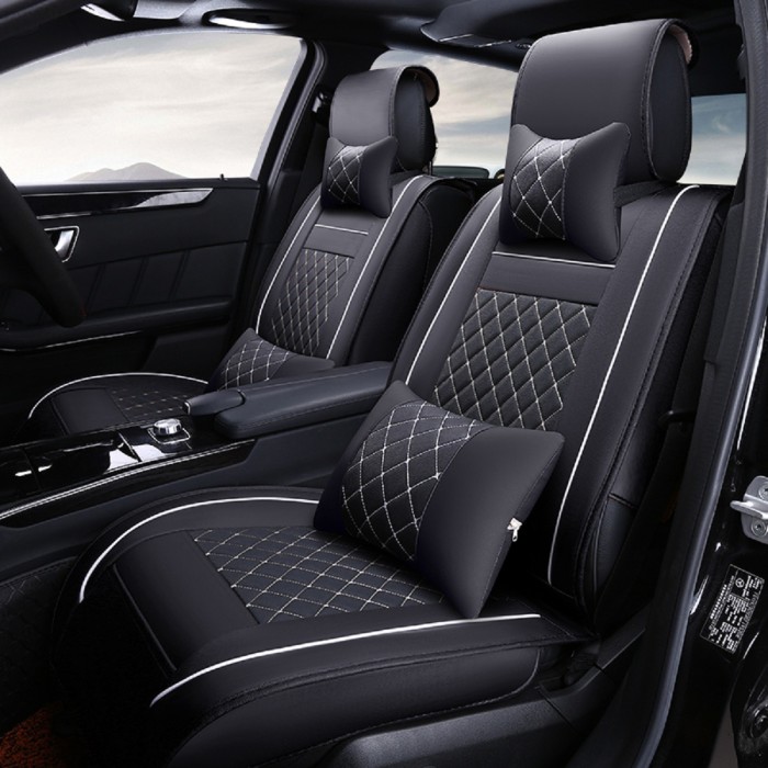 Best Car Seat Covers >> Jual Top Best 7pcs Pu Leather Car Seat Cover Protector With Pillow Waist Jakarta Utara Auto Started Tokopedia Best Car Seat Covers >> Jual Top Best 7pcs Pu Leather Car Seat Cover Protector With Pillow Waist Jakarta Utara Auto Started Tokopedia