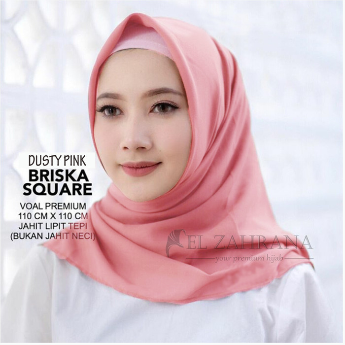 Jilbab Segi Empat Polos Terbaru 2019