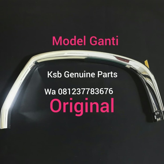 Foto Produk List lis Grill Gril Bumper Depan Daihatsu AYLA kanan / Kiri Krom ASLI dari KSB Genuine Parts
