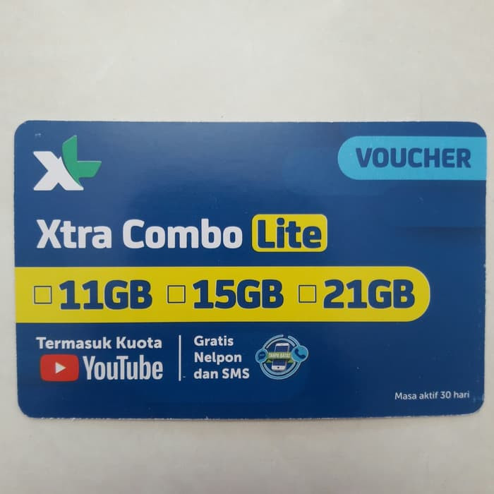 Jual Voucher Isi Ulang Internet XL Xtra Combo Lite 11 GB ...