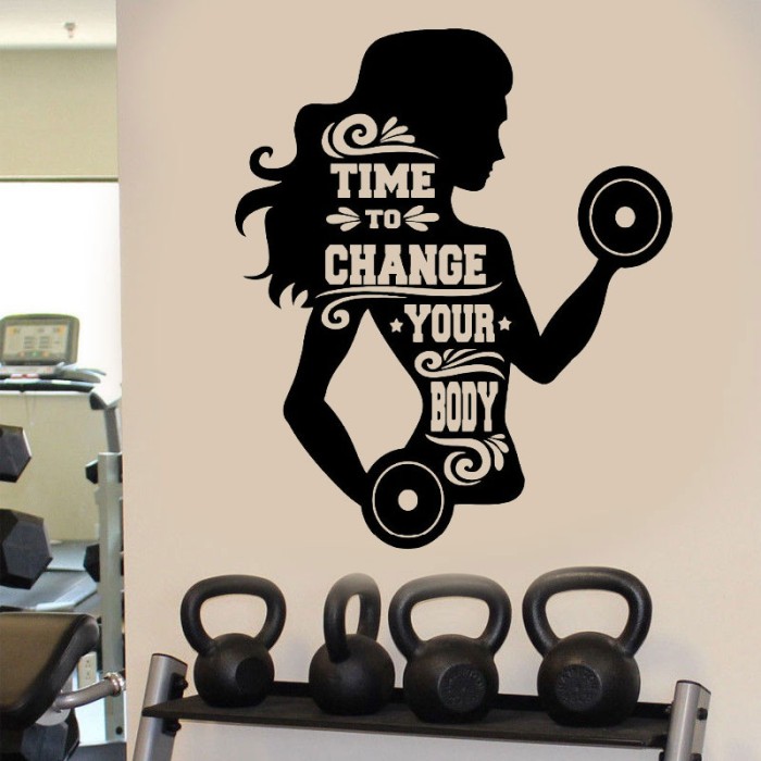 Push Your Limits,Barbell,Fitness,Exercise,Crossfit,Weight Lifting,Vinyl Decal