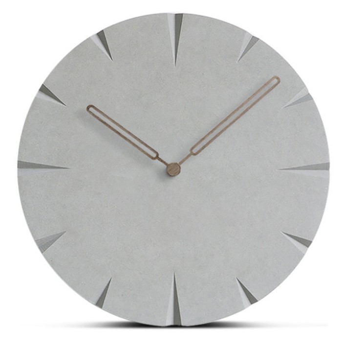 Jual Large Wooden Wall Clock Simple Modern Design Nordic Silent