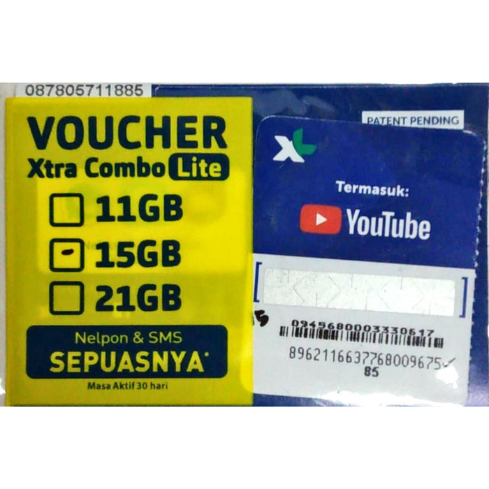 Harga Voucher Kuota Xl 15gb