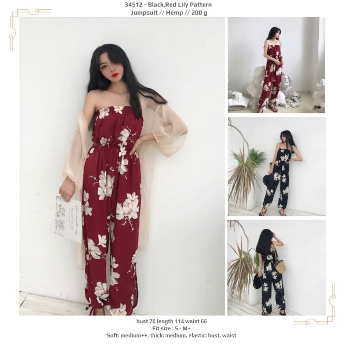 casual floral jumpsuit