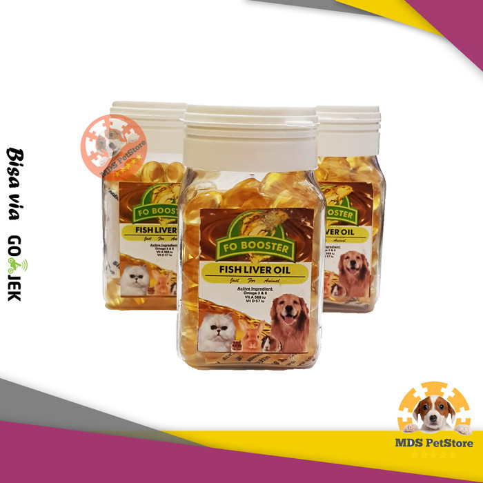 Jual Booster Fish Oil Minyak Ikan Untuk Kucing Dan Anjing Kota