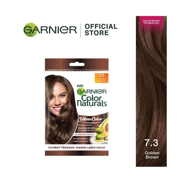 Jual Garnier Color Naturals Ultra Color Cat Rambut - 7.3 Golden Brown