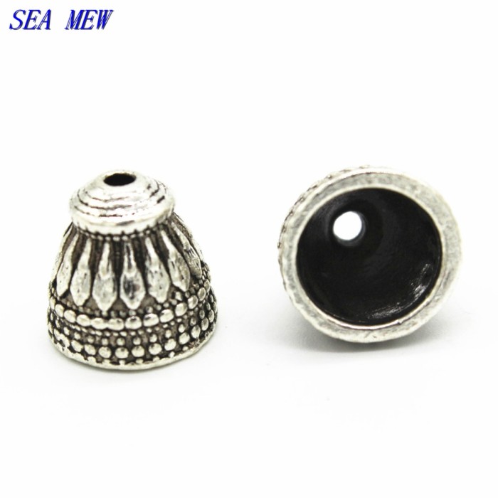6 Antique Silver Plated Sun Face Charm Beads 17MM