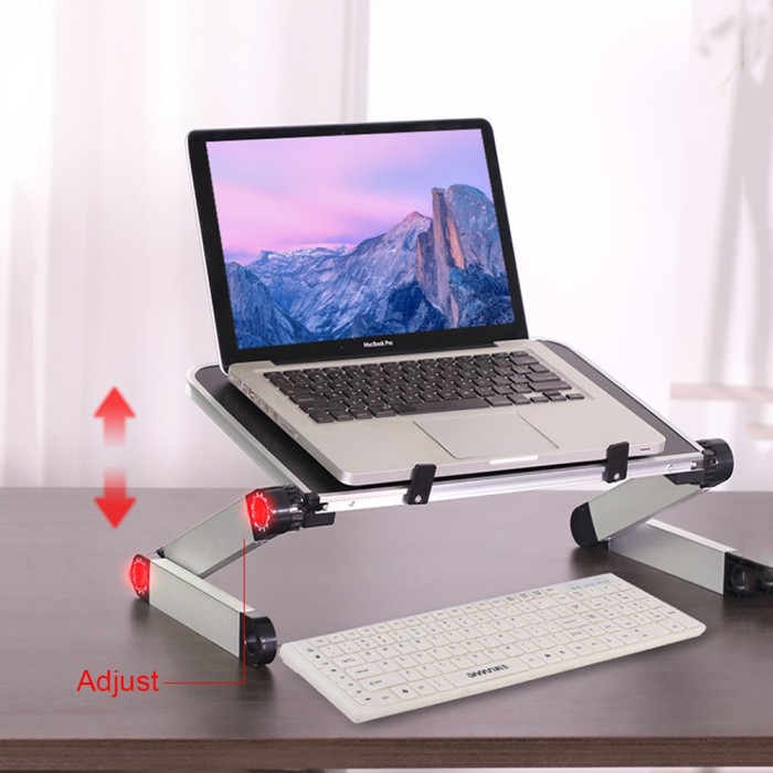 Jual Updated Mini Multifunctional Ergonomic Laptop Stand Lap Desk For Bed Kota Surabaya Digger Tokopedia