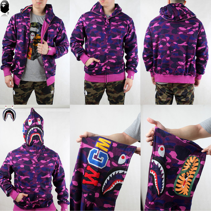 jaket bape shark original