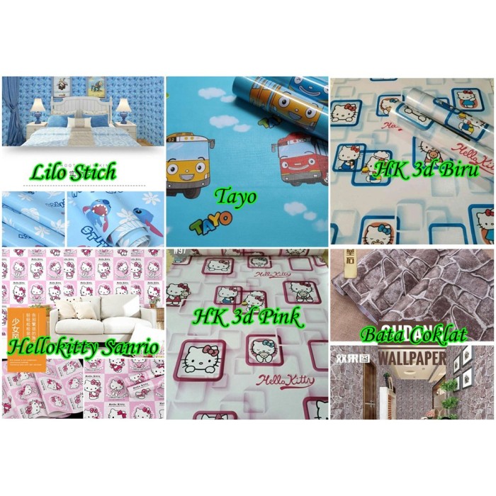 Jual Wallpaper Dinding Kamar Tidur Wallsticker Motif Doraemon Hellokitty Ba Jakarta Barat Toserba Tunggal Jaya Tokopedia