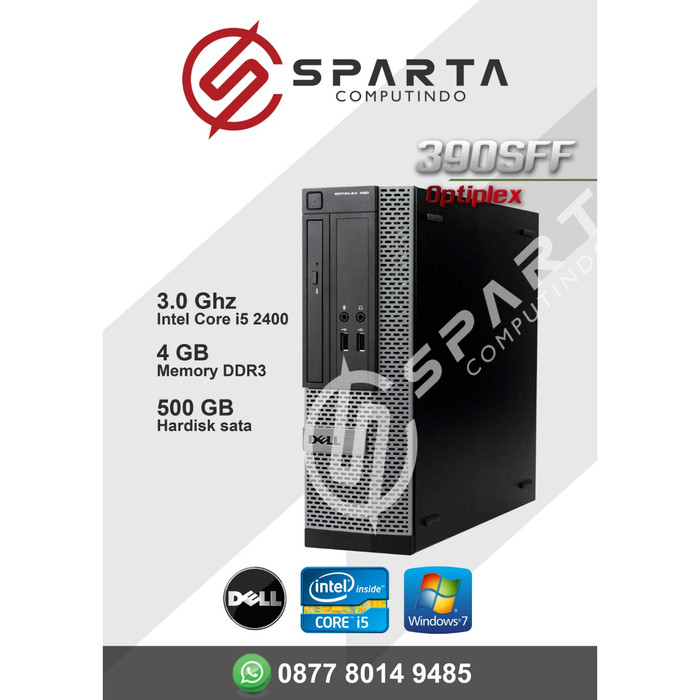 Jual CPU Dell Optiplex 390 Desktop Core I5 - 2400 Build Up 