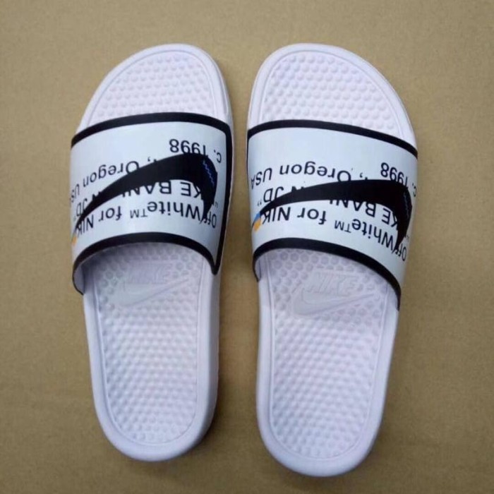 nike sandal off white