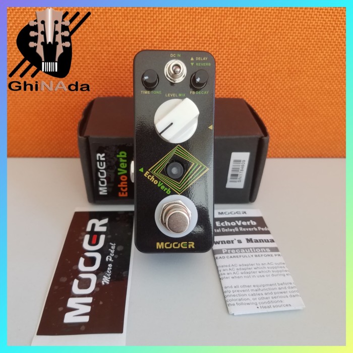 Jual MOOER EchoVerb Efek Pedal Digital Delay Reverb Kota Bandung