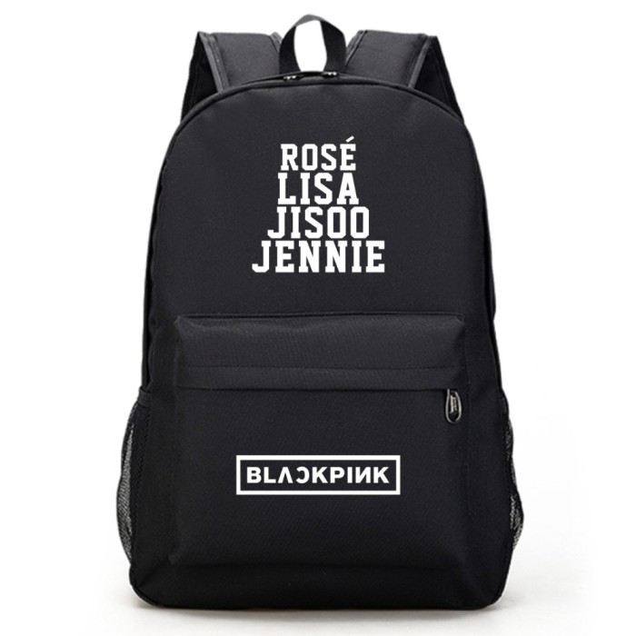 Jual Blackpink Black Pink Rose Lisa Backpack Bag School Book Black Pink Rose Lisa Backpack Bag