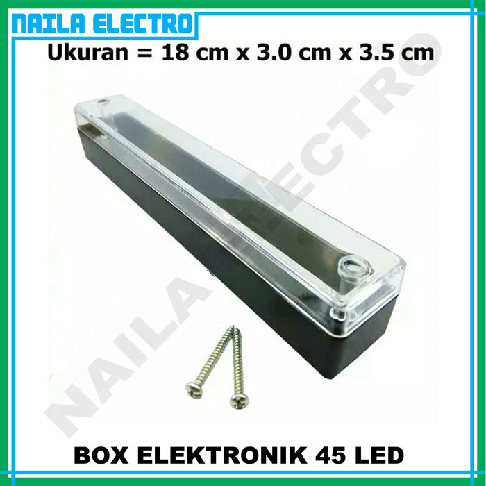 Jual Box Elektronik 45 LED + Baut / Box Plastik / Box Hitam - Kab ...
