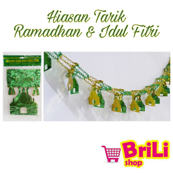  Jual  Hiasan Puasa Ramadhan  Idul Fitri Garland Dekorasi  