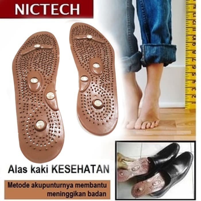 Foto Produk Alas Kaki Peninggi Tubuh / Alat Terapi Sandal Sepatu Kesehatan -COKLAT dari EFEKTIF