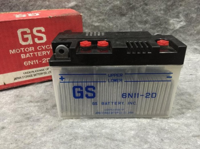 Jual Aki Gs 6n11 2d C70 Dobel Stater C700 C800 Astrea 800 Jakarta Barat Bruyne Shop Tokopedia