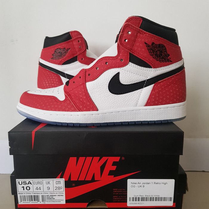 air jordan 1s spider man
