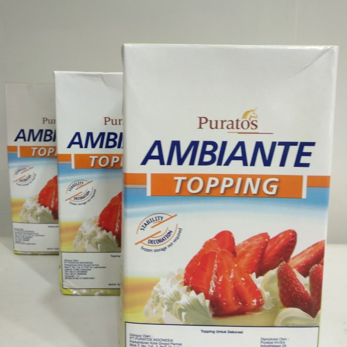 Jual Whipping Cream AMBIANTE TOPPING Jakarta Barat Christnath Food