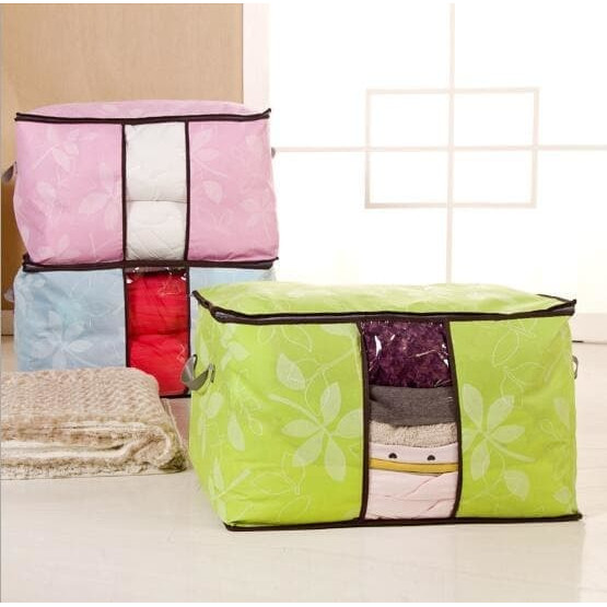 Jual Storage bag flower Tas  jumbo Box tempat  Pakaian  baju 