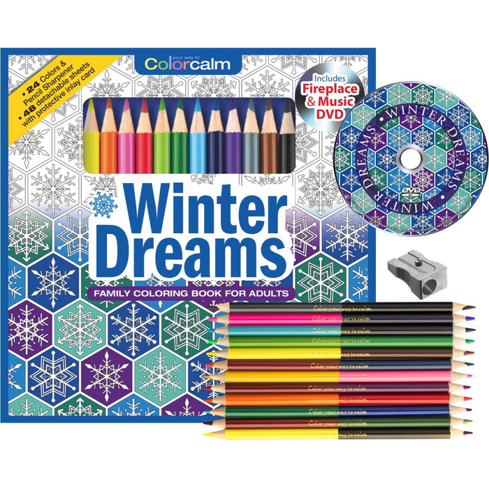 Jual CB39-AHJ Buku Mewarnai Dewasa Coloring Book Import Winter Dreams SI - Jakarta Barat ...