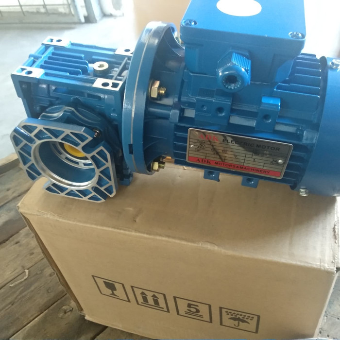 Jual Gearbox NMRV 063 worm couple dinamo 1HP ratio 110 sd 160 satu