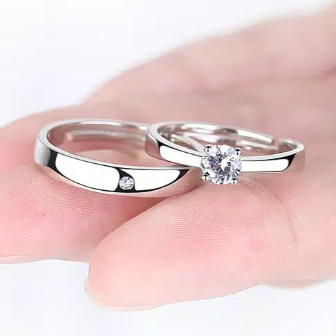 Jual Cincin Couple Silver, Cincin Sepasang Kualitas Terbaik - Jakarta