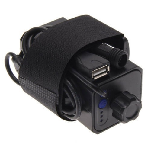 Waterproof USB 4x18650 Battery Storage Case Box Holder Pack For Bike LED Light