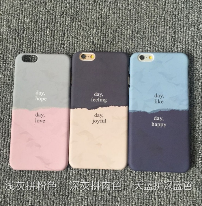 Jual Case HP Casing Hard Case Plastik Warna Gradasi - Biru - Kab