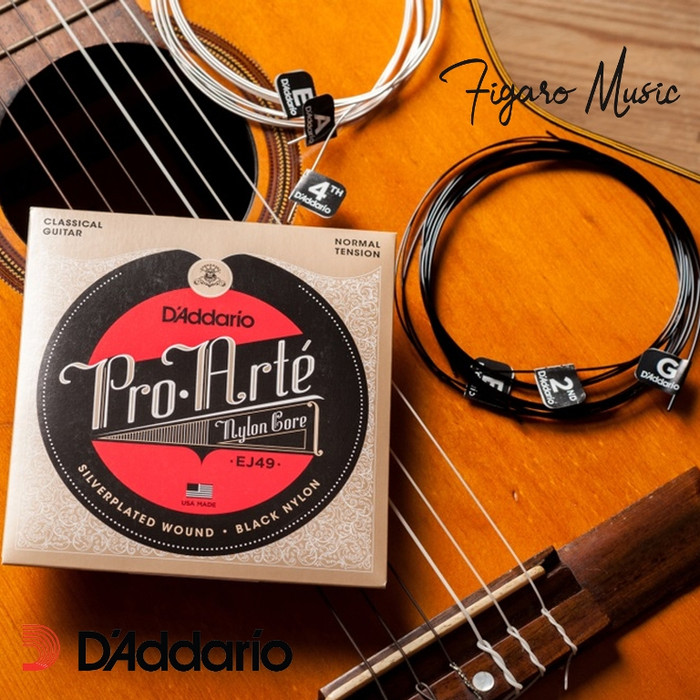 Jual Senar Gitar Klasik Black Nylon / Guitar - D'Addario Pro Arte EJ49