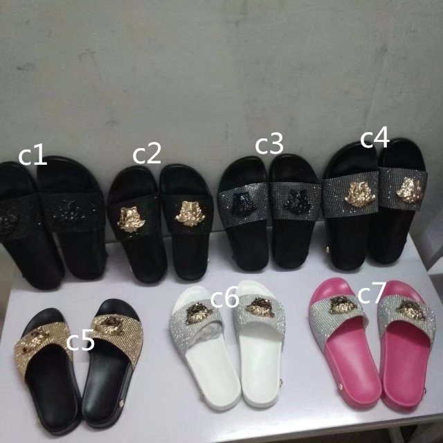 Jual Sepatu  versace  summer slipper Pria  Wanita sendal 