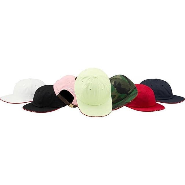 Supreme SS19 Cordura Script Logo 6-Panel Cap hat tee box camp logo hooded