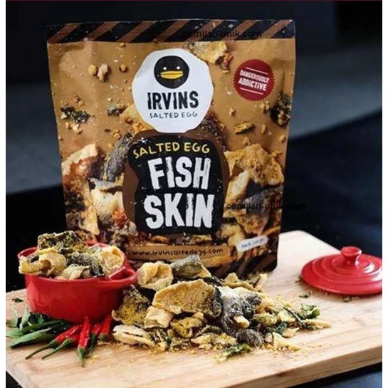 Jual Irvins Salted Egg Fish Skin Singapore 105 Gram Jakarta Selatan