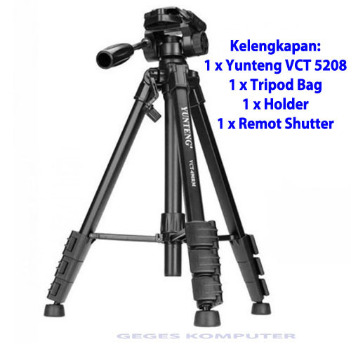 Jual Tripod untuk HP dan Kamera dilengkapi bluetooth VCT