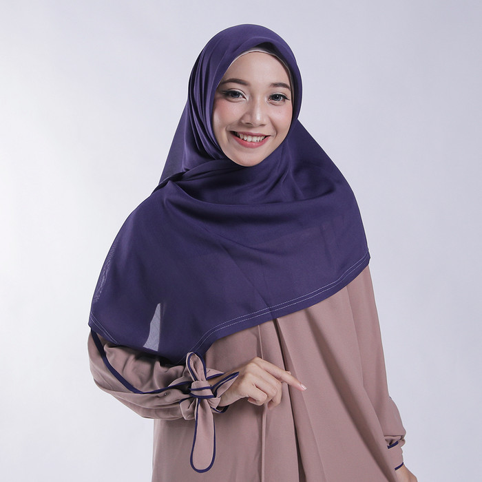 Promo Zoya  Kerudung Segi Empat Polos Nov Scarf Warna  