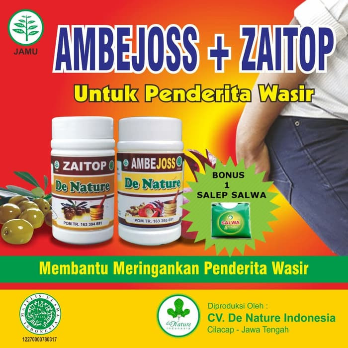 Jual OBAT WASIR OBAT AMBEIEN - AMBEJOS ZAITOP SALWA - ASLI