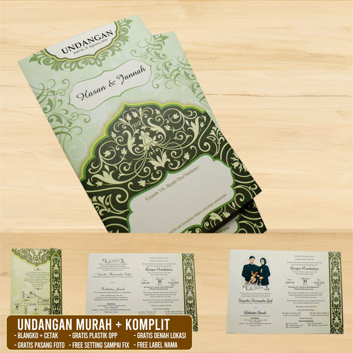 650 Koleksi Contoh Undangan Pernikahan Dan Khitanan Terbaik