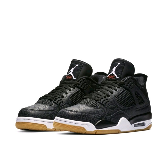 black white jordan 4