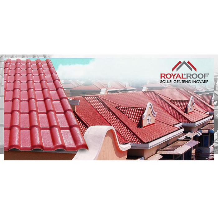 Jual Atap Genteng  uPVC  Royal Roof 176 x 96 cm RoyalRoof 